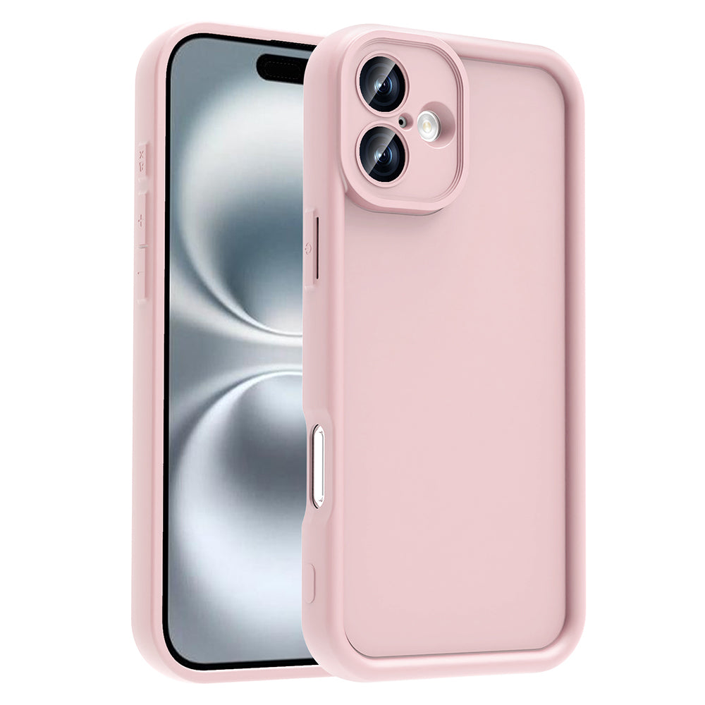 Apple iPhone 16 Plus Camera Protected Case Zore Pineapple Cover Plum