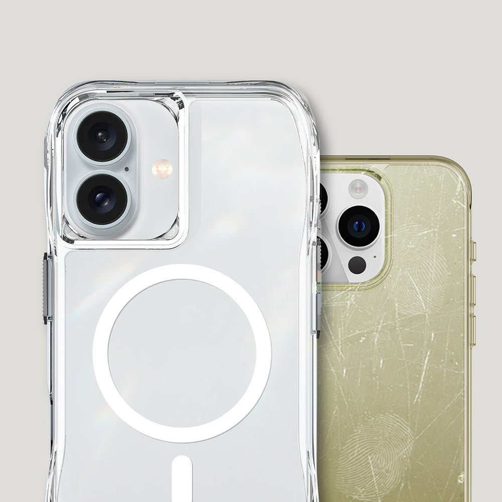 Apple iPhone 16 Plus Case M-safe Charging Feature Airbag Transparent Zore Thin Cover Transparent