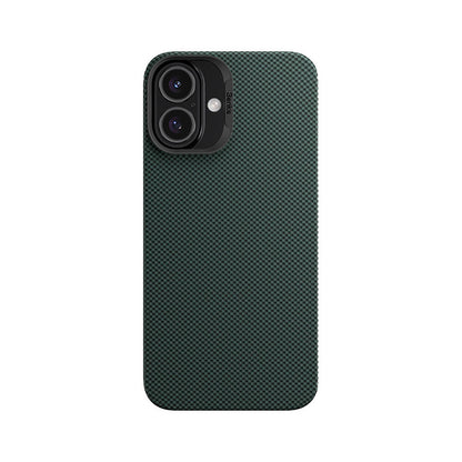 Apple iPhone 16 Plus Kılıf M-safe Şarj Özellikli Benks ArmorTint Serisi ArmorAir Kevlar Kapak Yeşil