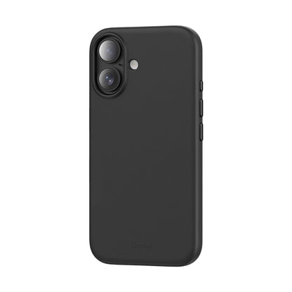 Apple iPhone 16 Plus Kılıf M-safe Şarj Özellikli Çizilmeye Dayanıklı Benks VitaPro Serisi PU Deri Kapak Gri