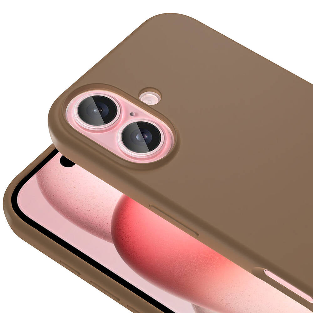 Apple iPhone 16 Plus Case with M-Safe Charging Feature, Liquid Technology, Erasable Hard Zore Kiwi Cover, Navy Blue