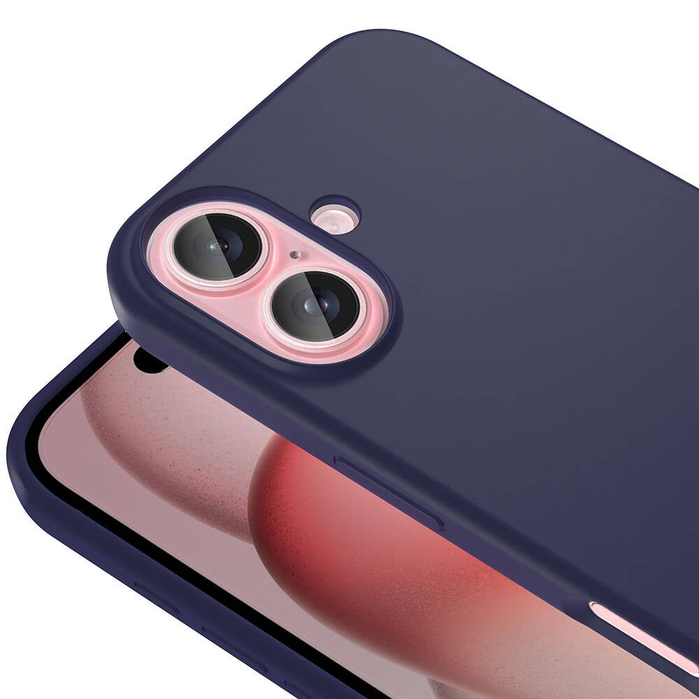 Apple iPhone 16 Plus Case with M-Safe Charging Feature, Liquid Technology, Erasable Hard Zore Kiwi Cover, Natural Titanium