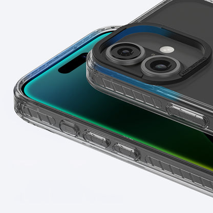 Apple iPhone 16 Plus Kılıf M-safe Şarj Özellikli Standlı Amazingthing Titan Pro Plus Kapak Siyah