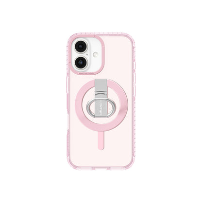 Apple iPhone 16 Plus Kılıf M-safe Şarj Özellikli Yüzük Standlı Amazingthing Titan Pro Serisi Kapak Siyah