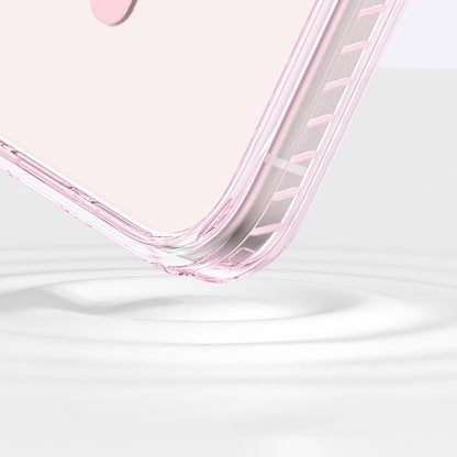 Apple iPhone 16 Plus Kılıf M-safe Şarj Özellikli Yüzük Standlı Amazingthing Titan Pro Serisi Kapak Pembe