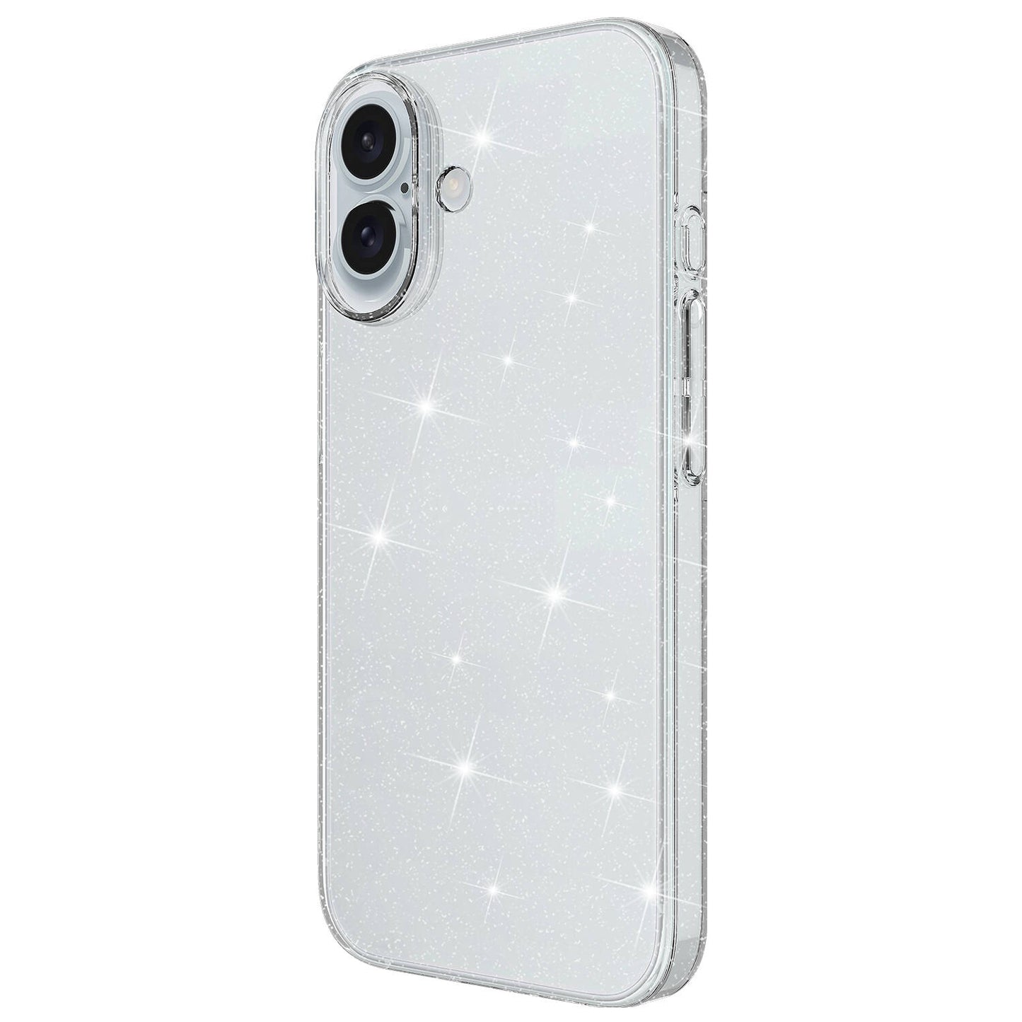 Apple iPhone 16 Plus Case Shining Glitter Transparent Zore Redos Cover Transparent