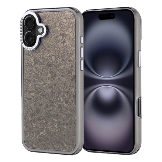 Apple iPhone 16 Plus Case Stone Design Zore Door Cover Black 