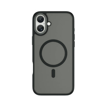 Apple iPhone 16 Plus Case Wiwu FGG-012 ArmorPro Series M-safe Charging Feature Fingerprint-Proof Case Black 