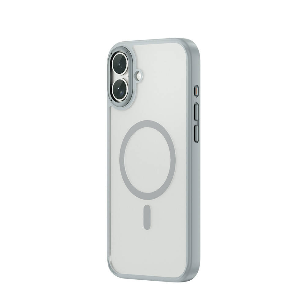 Apple iPhone 16 Plus Case Wiwu FGG-012 ArmorPro Series M-safe Charging Feature Fingerprint-Proof Case Black 