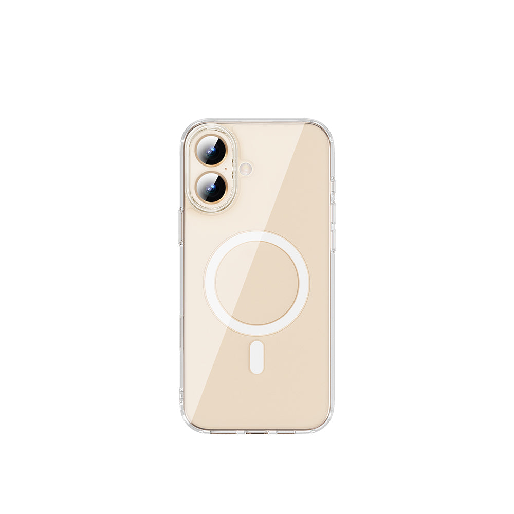 Apple iPhone 16 Plus Case Wiwu MCC-102 Magnetic Crystal Hard PC Cover Transparent 
