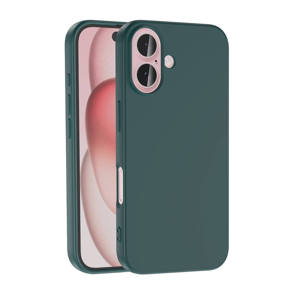 Apple iPhone 16 Plus Case Zore LSR Launch Cover Green