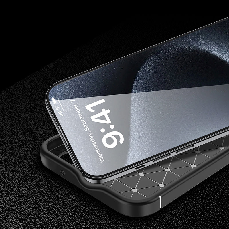 Apple iPhone 16 Plus Case Zore Negro Silicone Cover Black