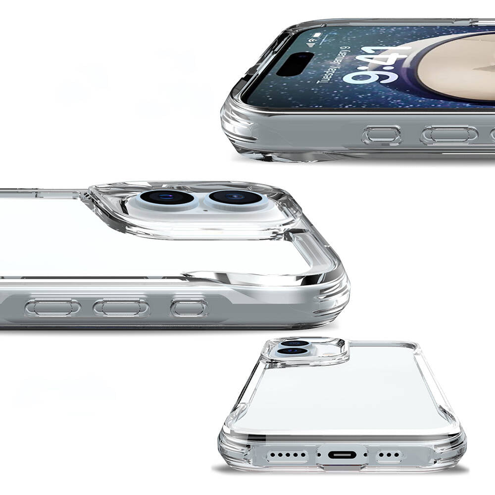 Apple iPhone 16 Plus Case Zore T-Max Transparent Cover