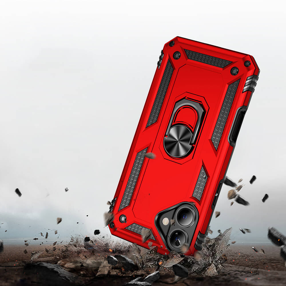 Apple iPhone 16 Plus Case Zore Vega Cover Red