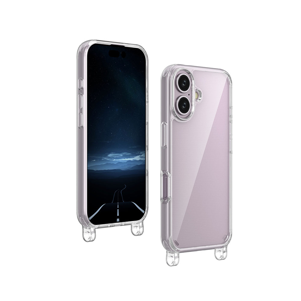 Apple iPhone 16 Plus Case Zore X-Rop Cover Transparent