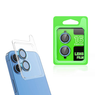 Apple iPhone 16 Plus Zore CL-07 Camera Lens Protector Black