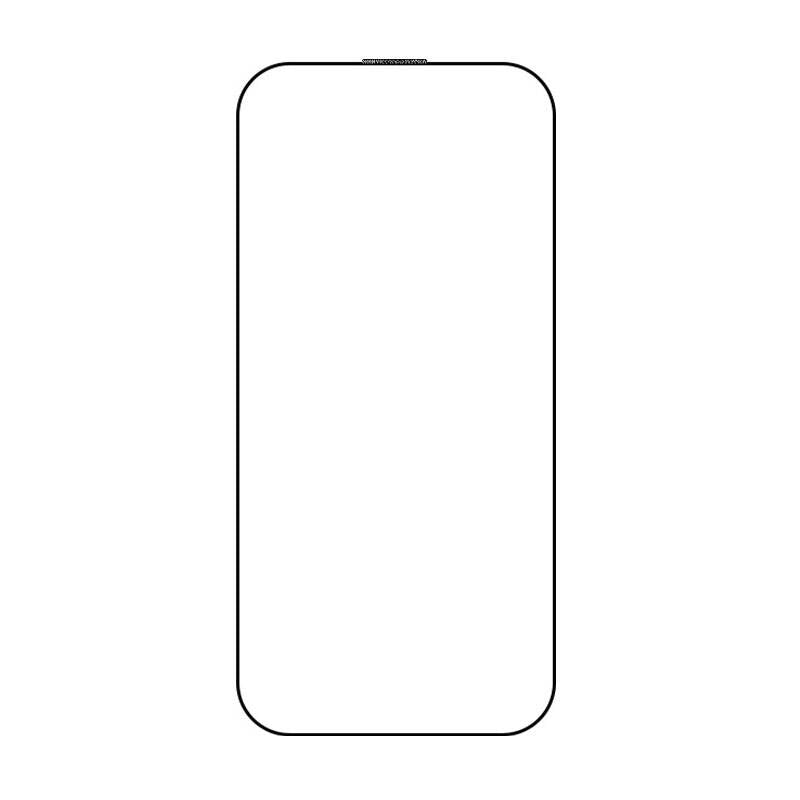 Apple iPhone 16 Plus Zore EKS Glass Screen Protector Black 