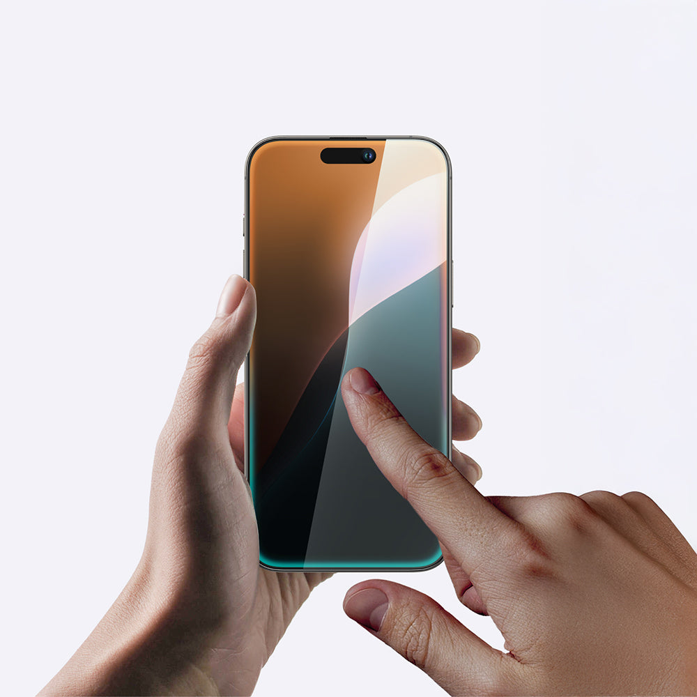 Apple iPhone 16 Pro Amazingthing Titan Max Parmak İzi Bırakmayan Temperli Cam Ekran Koruyucu Siyah