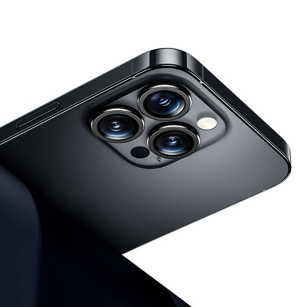Apple iPhone 16 Pro Benks DR Safir Kamera Lens Koruyucu Siyah