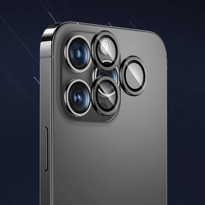 Apple iPhone 16 Pro Benks DR Safir Kamera Lens Koruyucu Siyah