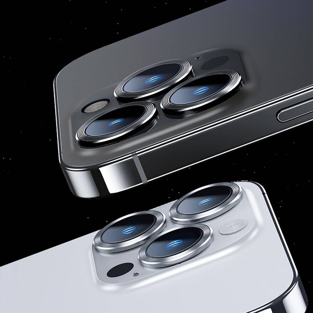 Apple iPhone 16 Pro Benks DR Safir Kamera Lens Koruyucu Siyah