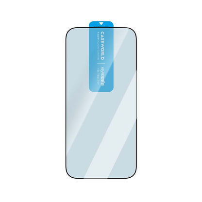 Apple iPhone 16 Pro CaseWorld 3D Eyesafe Mavi Işık Teknolojili 0.15mm Temperli Cam Ekran  Koruyucu + Uygulama Aparatı Şeffaf