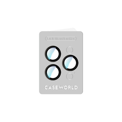 Apple iPhone 16 Pro CaseWorld Alloy Two-Color Serisi Lens Koruyucu Gold