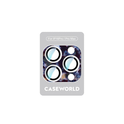 Apple iPhone 16 Pro CaseWorld Crystal Color Serisi Full Kamera Lens Koruyucu Kahverengi
