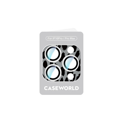 Apple iPhone 16 Pro CaseWorld Crystal Color Serisi Full Kamera Lens Koruyucu Kahverengi
