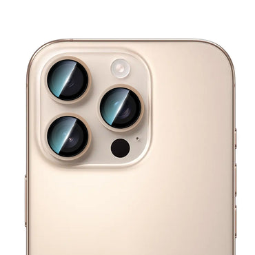 Apple iPhone 16 Pro CaseWorld Sapphire Serisi Anti Reflective Lens Koruyucu Gümüş
