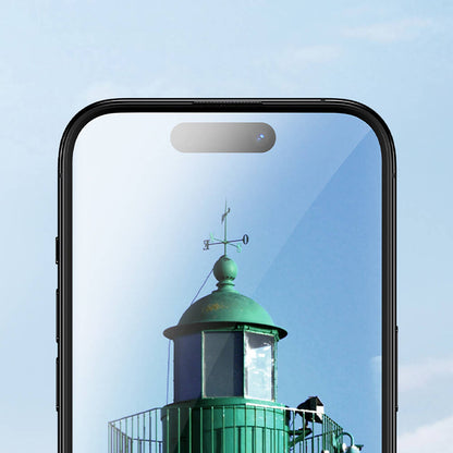Apple iPhone 16 Pro Hidrofobik Ve Oleofobik Özellikli Benks Air Shield Ekran Koruyucu 10&prime;lu Paket Şeffaf