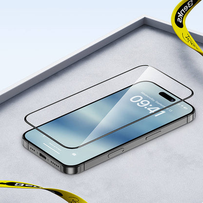 Apple iPhone 16 Pro Hidrofobik Ve Oleofobik Özellikli Benks Air Shield Ekran Koruyucu 10&prime;lu Paket Şeffaf