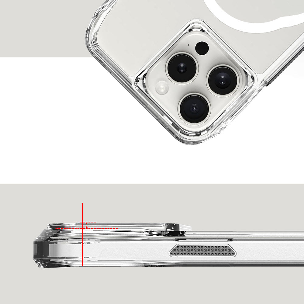 Apple iPhone 16 Pro Airbag Transparent Zore Thin Cover Transparent 