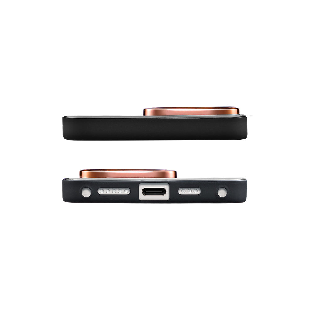 Apple iPhone 16 Pro Kılıf Askı Aparatlı Pynana Metal Grid Kapak Siyah