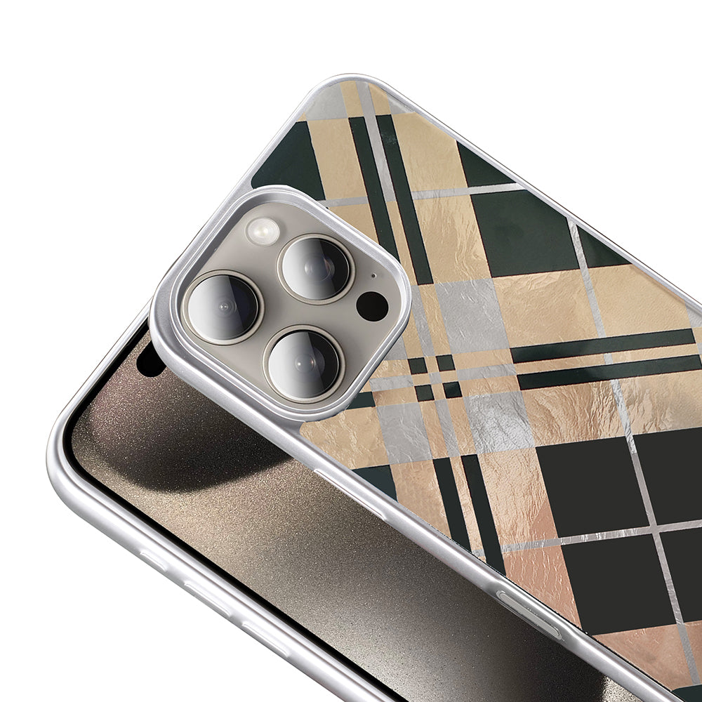 Apple iPhone 16 Pro Case Patterned Zore Mep Cover Geometric