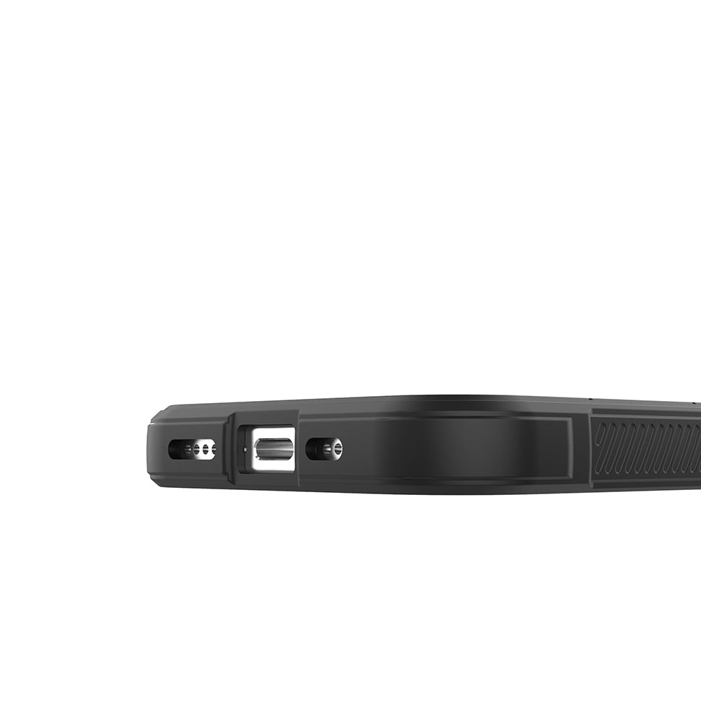 Apple iPhone 16 Pro Case Flexible TPU Hollow Back Surface Design Zore Ethnic Silicone Cover Dark Green