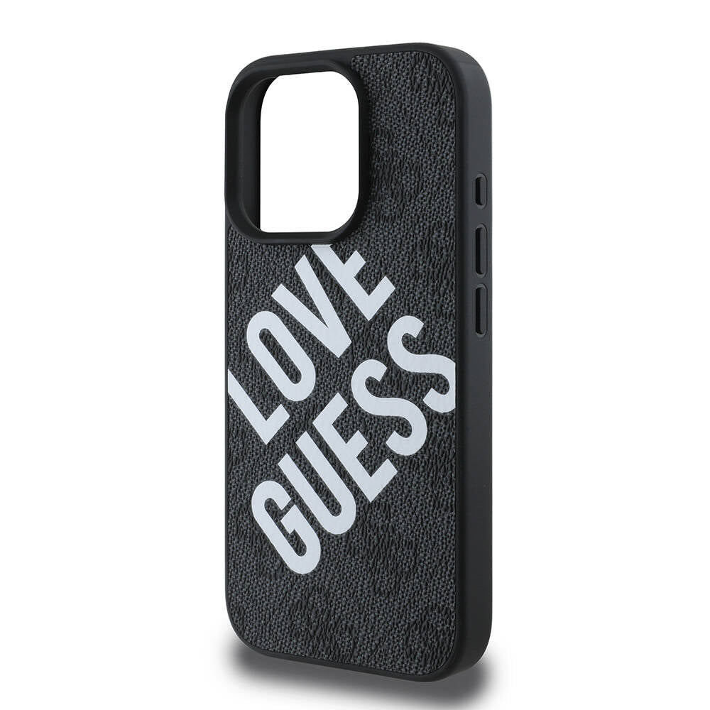Apple iPhone 16 Pro Case Guess Original Licensed Big Love Guess Cover Brown