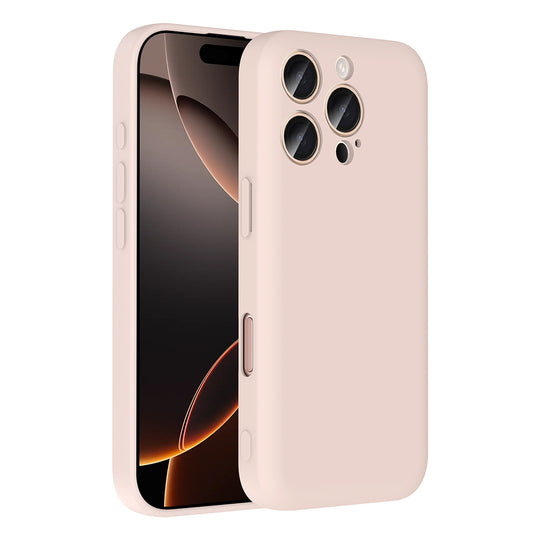 Apple iPhone 16 Pro Case Camera Protection Card Holder Zore Vitra Cover Pink