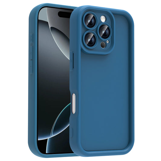 Apple iPhone 16 Pro Case Camera Protection Zore Pineapple Cover Dark Green