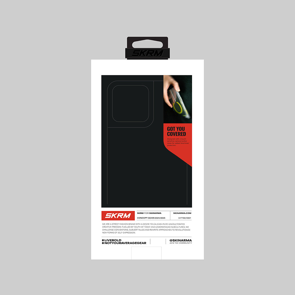 Apple iPhone 16 Pro Kılıf M-safe Şarj Özellikli 360 Derece Dönebilen Standlı Skinarma Helix Kapak Şeffaf