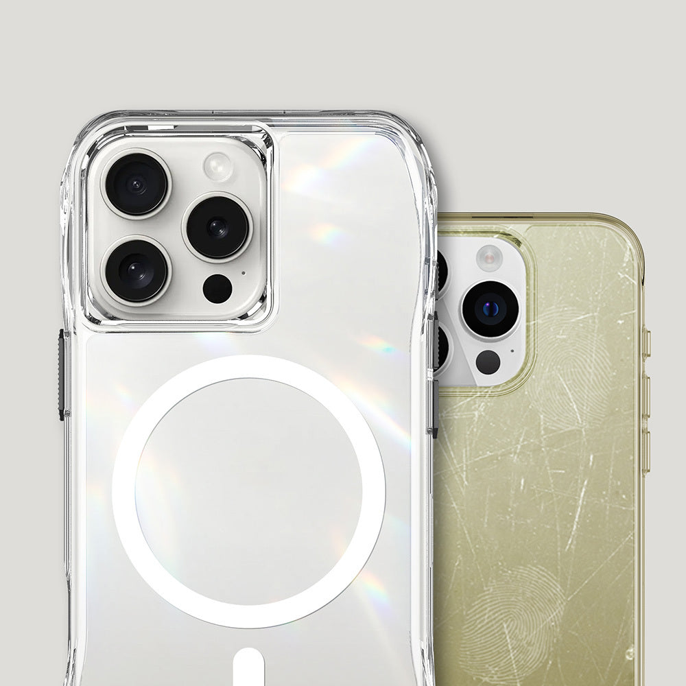 Apple iPhone 16 Pro Case M-safe Charging Feature Airbag Transparent Zore Thin Cover Transparent