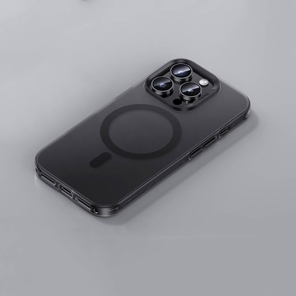 Apple iPhone 16 Pro Case M-Safe Charging Feature Benks Lucid Armor Cover Titanium-Gray 