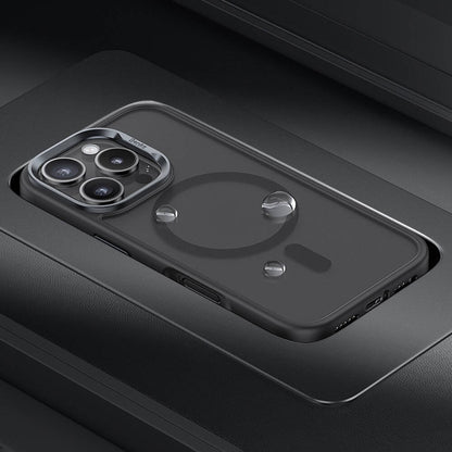 Apple iPhone 16 Pro Max Kılıf M-safe Şarj Özellikli Benks Mist Protective Kapak Gri
