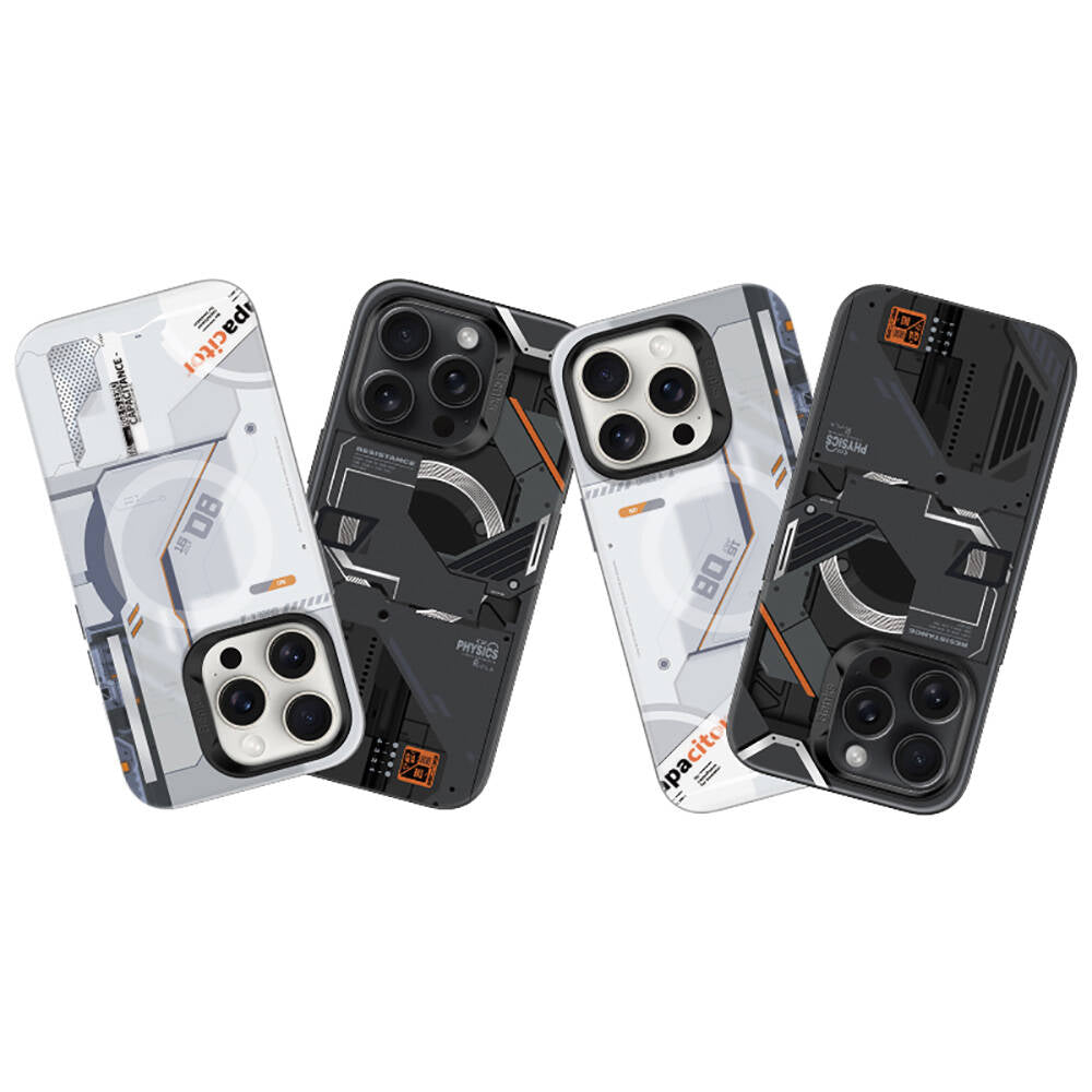 Apple iPhone 16 Pro Case M-safe Charging Feature Mechanical Design Benks Perspective Series Cover White 