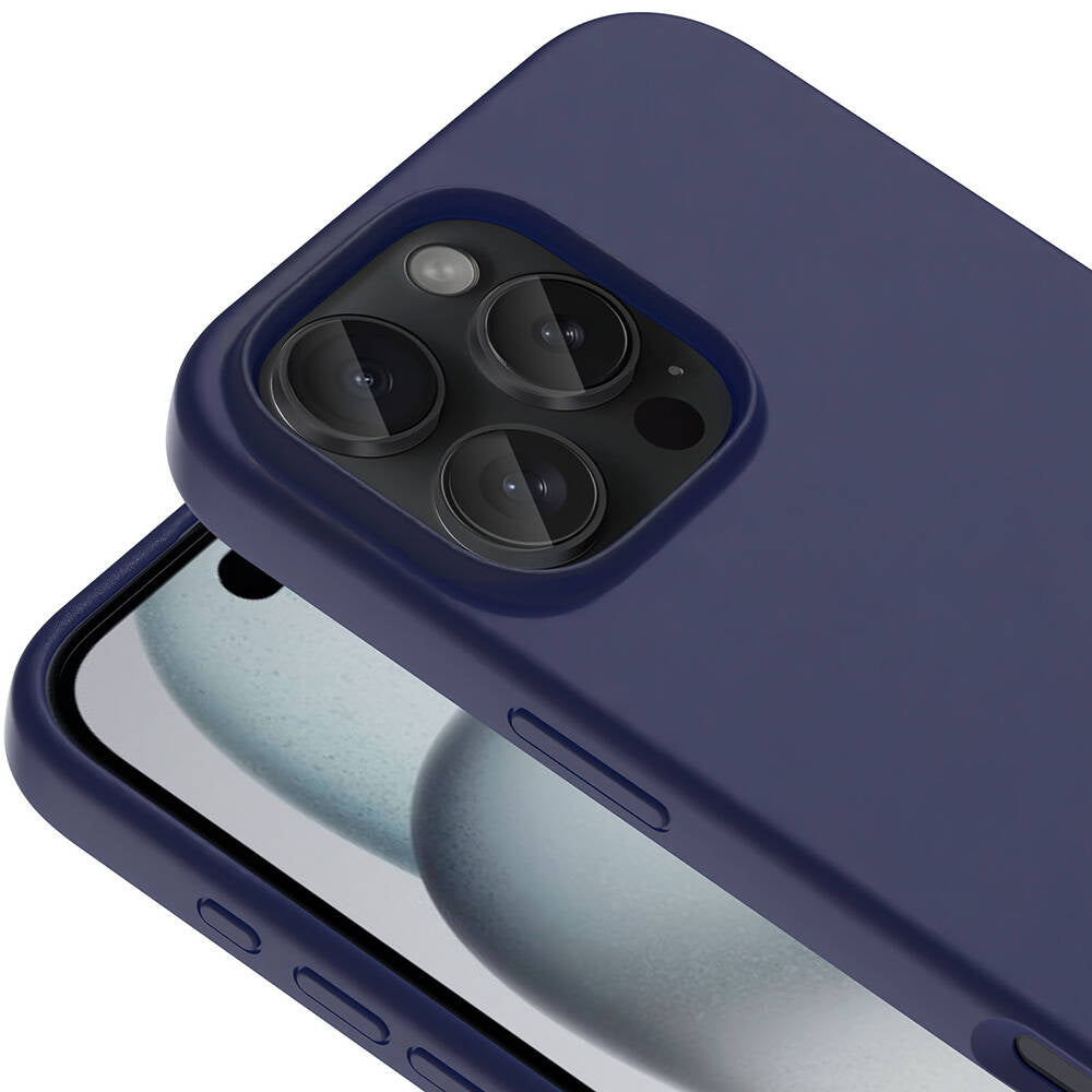 Apple iPhone 16 Pro Case M-safe Charging Feature Liquid Technology Erasable Hard Zore Kiwi Cover Desert Titanium