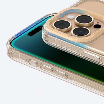 Apple iPhone 16 Pro Kılıf M-safe Şarj Özellikli Standlı Amazingthing Titan Pro Plus Kapak Rose Gold