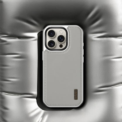Apple iPhone 16 Pro Kılıf M-safe Şarj Özellikli Standlı Leto Kapak Gri