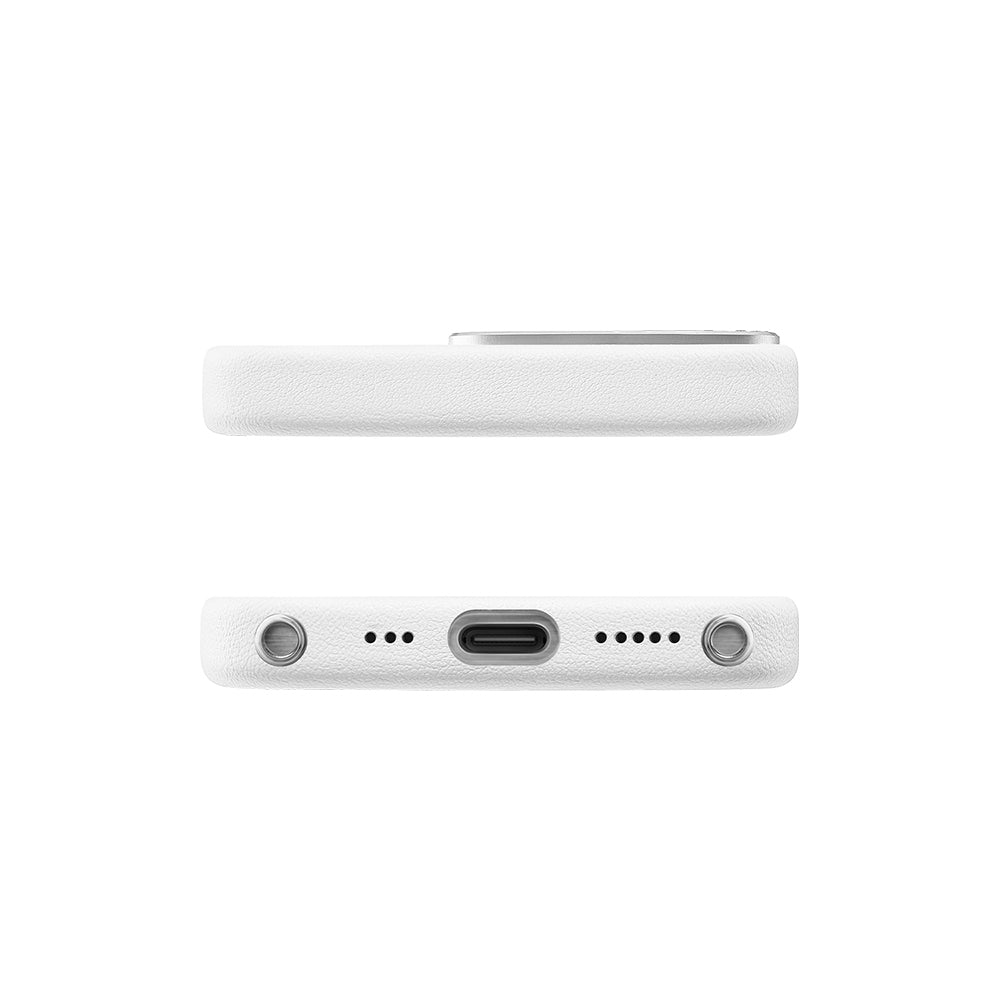 Apple iPhone 16 Pro Kılıf M-safe Şarj Özellikli Suni Deri Tasarımlı Pynana Starry Serisi Kapak Pembe