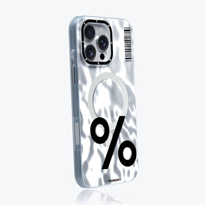 Apple iPhone 16 Pro Kılıf M-safe Şarj Özellikli Youngkit Mathematical Serisi Kapak Colorful