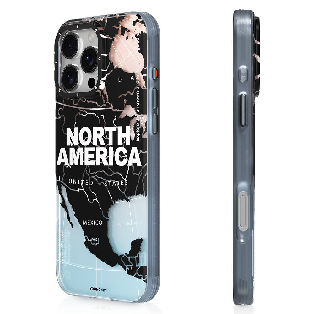 Apple iPhone 16 Pro Kılıf M-safe Şarj Özellikli Youngkit Universal Serisi Kapak Siyah